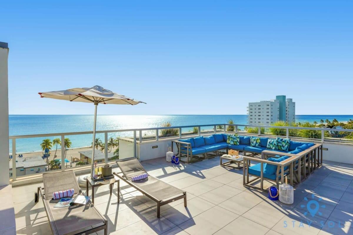Lx Oasis Beachfront-Rt Infinity Pool Голливуд Экстерьер фото