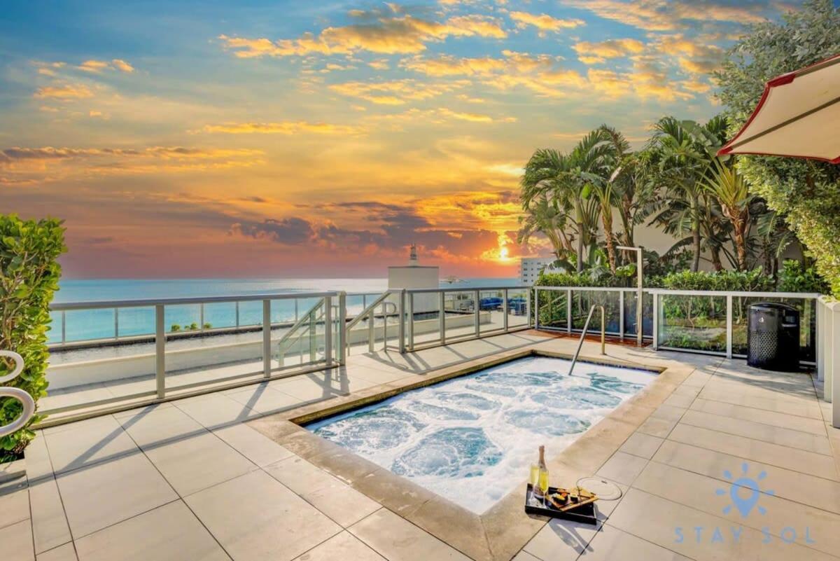 Lx Oasis Beachfront-Rt Infinity Pool Голливуд Экстерьер фото