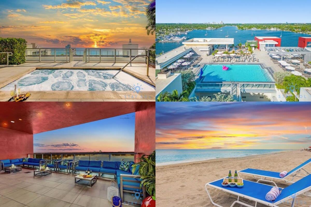 Lx Oasis Beachfront-Rt Infinity Pool Голливуд Экстерьер фото